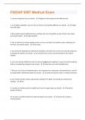 FISDAP EMT Medical Exam Questions and Answers well Explained Latest 2024&sol;2025 Update 100&percnt; Correct&period;