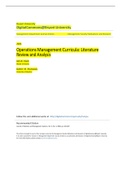 Operations Management Curricula_ Literature Review and Analysis.