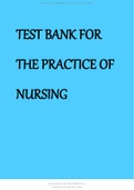 TEST BANK FOR THE PRACTICE OF NURSING RESEARCH 7TH EDITION.