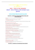 Primary Professional Military Education (Enlisted) Block 1 to 7 / PPME Block 1-7 TEST BANK (answered) A Graded