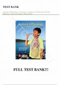 Test Bank - for Anatomy & Physiology&colon; An Integrative Approach 4th Edition by Michael McKinley&comma; Valerie O'Loughlin&comma; Theresa Bidle&comma; All Chapters &vert; Complete Guide A&plus;