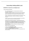 Samenvatting  Inleiding politiek en recht &lpar;ipr&rpar;