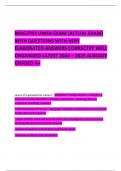 MNG3702 UNISA EXAM &lpar;ACTUAL EXAM&rpar; WITH QUESTIONS WITH VERY ELABORATED ANSWERS CORRECTRY WELL ORGANIZED LATEST 2024 &ndash; 2025 ALREADY GRADED A&plus;   