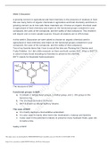 CHEM 120 Unit 5 Discussion: Organic Chemistry WITH QUESTIONS AND ANSWERS GUARANTEED GRADE A SCORE