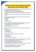 Dietetic Technician Registered Exam  Questions and Answers 2025&period; 