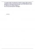 Complete 2022&sol;2023 Test Bank For Seidel's Guide to Physical Examination An Interprofessional Approach 10th Edition by Jane W&period; Ball&comma; Joyce E&period; Dains Chapter 1-26