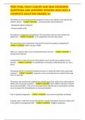 PEDS FINAL EXAM CANCER AND SKIN DISORDERS QUESTIONS AND ANSWERS UPDATED 2024&sol;2025 A COMPLETE SOLUTION GRADED A&plus; 