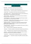World War 2 Exam&sol;65 Questions and answers