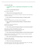 NURS C475 Care of the older Adult study guide OBjectives latest