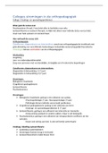 College aantekeningen Stromingen in de orthopedagogiek