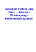 Endocrine System Case Study _ Advanced Pharmacology Fundamentals graded