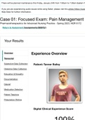 Case 01: Focused Exam: Pain Management | Completed | Shadow Health. GRADED A