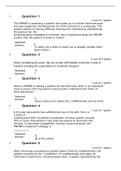 NURS 6540 Midterm exam questions and answers