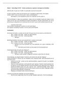 Aantekeningen hoorcolleges week 2 - Burgerlijk recht 1 (goederenrecht)