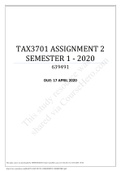 TAX3701 ASSIGNMENT 2 SEMESTER 1&2 OF 2021