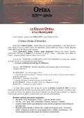L'Op&eacute;ra au XIX&egrave; si&egrave;cle