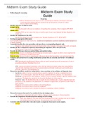 NR511 Midterm And Final Exam Study Guide LATEST VERIFIED GUIDE FOR EXAM PREPARATION, Graded A