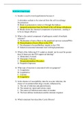 NUR 641 Final Exam questions and answers
