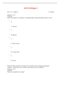 SCIN 130 Quiz 2 - Questions, Answers and Feedback