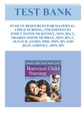 EVOLVE RESOURCES FOR MATERNAL-CHILD NURSING, 5TH EDITION BY EMILY SLONE MCKINNEY, MSN, RN, C, SHARON SMITH MURRAY, MSN, RN, C, SUSAN R. JAMES, PHD, MSN, RN AND JEAN ASHWILL, MSN, RN
