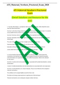 ATI COMPREHENSIVE PREDICTOR&comma;MATERNAL AND COMMUNITY HEALTHPROCTORED EXAM BETTER VERSION