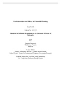 ETHC 210 Reading Professionalism and Ethics in Financial Planning June Smith new updated docs 2021 