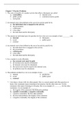 Microeconomic Chapter 7 Practice Problems & Answers