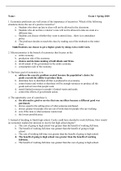 Microeconomic Exam 1 Problems & Answers