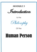 An Introduction to the Philosophy of the Human Person