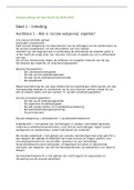 Samenvatting Sociaal Recht &lpar;Officemanagement&rpar; 2020-2021