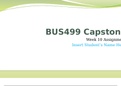 BUS 499 Starbuck Business Analysis Capstone 