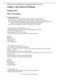Test Bank for Understanding Psychology 9th Edition by Morris