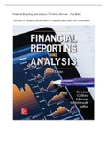 Financial Reporting And Analysis 7Th Ed By Revsine – Test BanK The Role of Financial Information in Valuation and Credit Risk Assessment