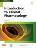 Test Bank : Introduction to Clinical Pharmacology - 8th Edition - Elsevier 