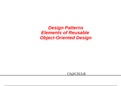 Design Patterns Elements of Reusable Object-Oriented Design