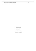  Internet System Development Software Technologies Paper