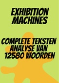 MKDA exhibition machines teksten analyse