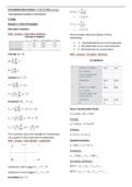 Data-Analysis | Formula Sheet/Summary | Midterm Semester 1