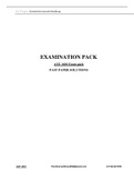 XAMINATION PACK AUE 1601 Exam pack PAST PAPER SOLUTIONS