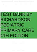 TEST BANK FOR BURNS PEDIATRIC PRIMARY CARE 7TH EDITION DAWN LEE