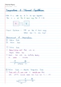 Notes on Thermal Physics (OCR A Physics)
