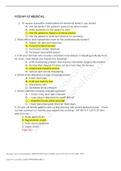 FTECH 144_ FISDAP 3 MEDICAL Questions with Answers Provided Complete Study Guide