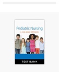TEST BANK for Pediatric Nursing A Case-Based Approach 1st Edition by Tagher Knapp.