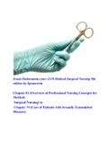 Exam (elaborations) NURS 4130 (NURS 4130) Medical Surgical Nursing 9th Edition Ignatavicius Test Bank