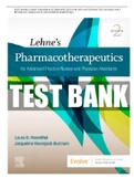 TEST BANK LEHNE’S PHARMACOTHERAPEUTICS FOR ADVANCED PRACTICE NURSES AND PHYSICIAN ASSISTANTS 2ND EDITION ROSENTHAL 