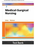 Test Bank Medical-Surgical Nursing 7th Edition By Linton