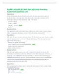 AGNP BOARD EXAM QUESTION AND ANSWERS &ndash; NEUROLOGY ASSESSMENT