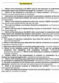 2023 Fire instructor 1 practice questions and answers graded A