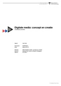 Digitale media: concept en creatie - voorbeeldportfolio