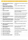  PLTW&colon; HBS EOC EXAM REVIEW WITH VERIFIED ANSWERS GRADED A&plus;